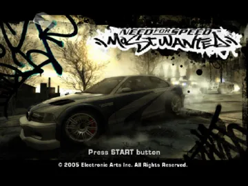 Need for Speed - Most Wanted - Black Edition screen shot title